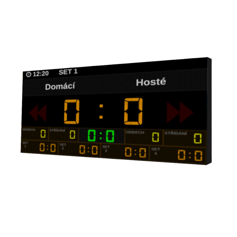 ScoreBoard - LED výsledková tabule 2x1 m